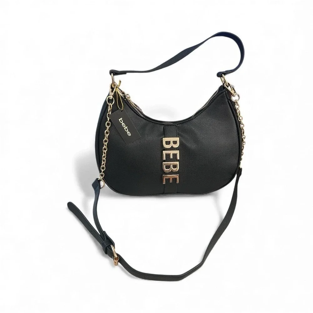 Bebe Emmett Small‎ Hobo Bag - Black - NWT